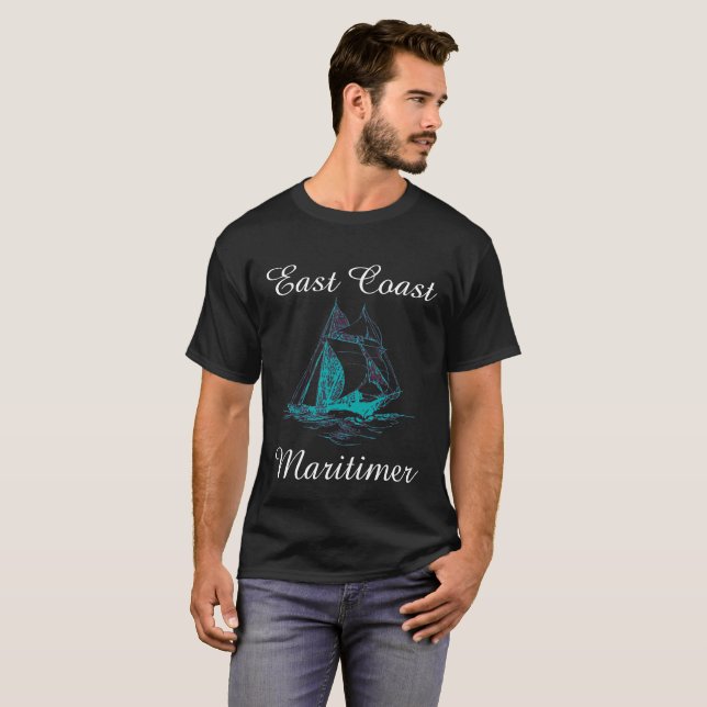 East coast Maritimer sailing ship nautical sweater (Front Full)