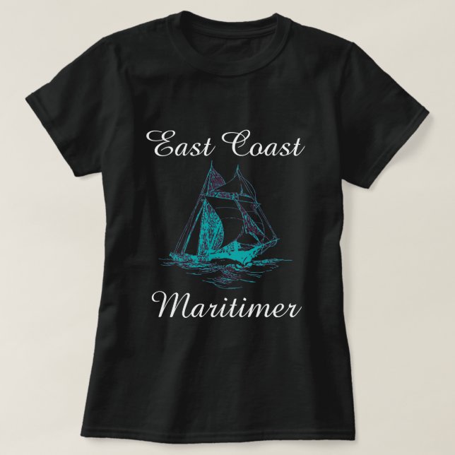 East coast Maritimer sailing ship nautical sweater (Design Front)