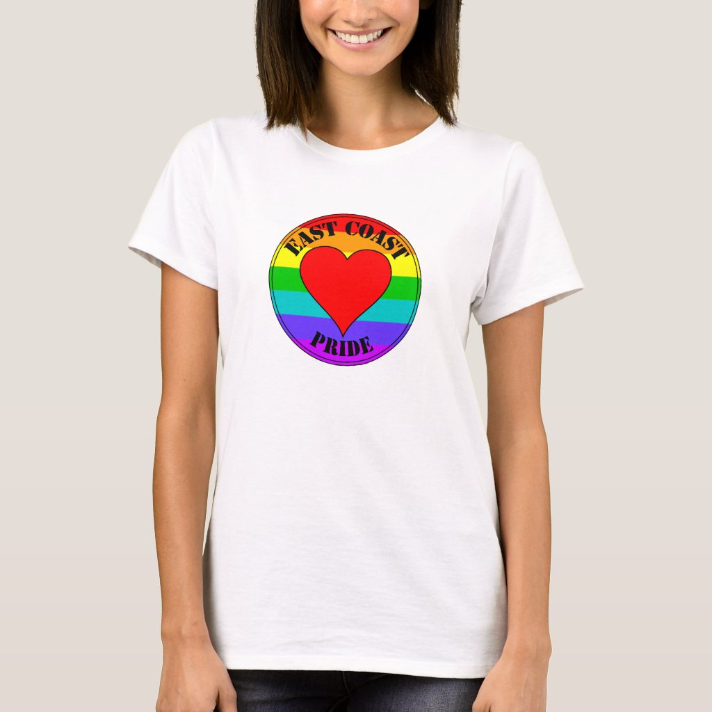 East Coast Pride Heart T-Shirt