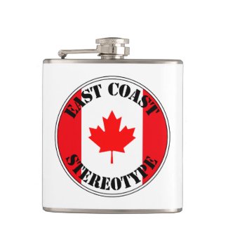 East Coast Stereotype Canada Flag Flask