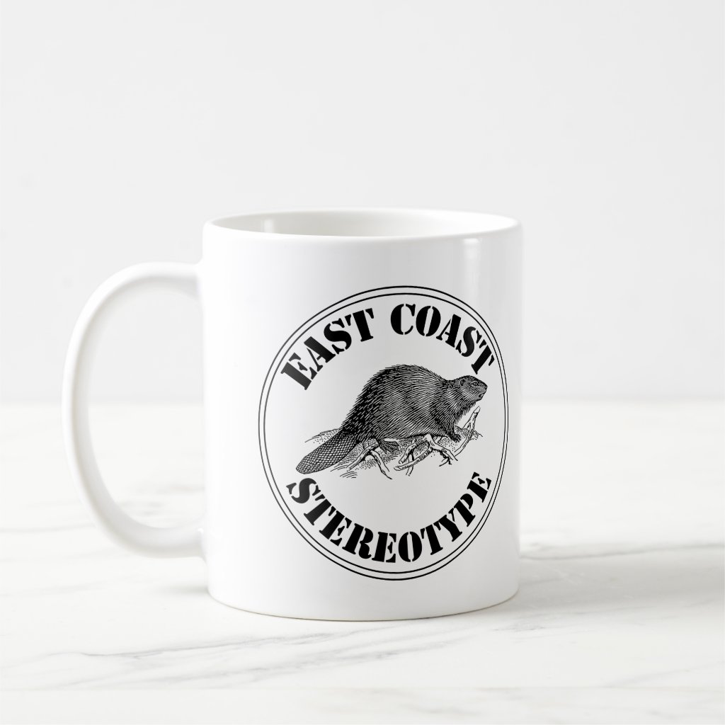 East Coast Stereotype Canadian Beaver Mug