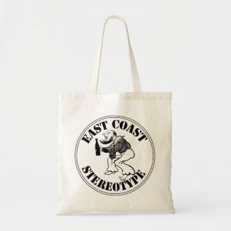 East Coast Stereotype Drunken Sailor Shopping Tote Bag