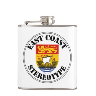 East Coast Stereotype New Brunswick Crest Flask