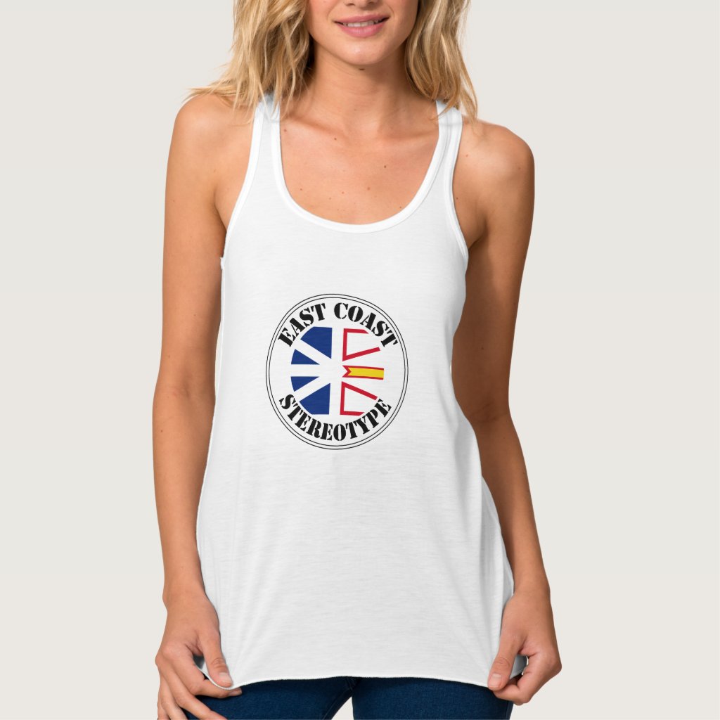 East Coast Stereotype Newfoundland Flag Tank Top