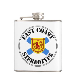 East Coast Stereotype Nova Scotia Flag Flask