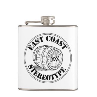 East Coast Stereotype Rum Barrel Flask