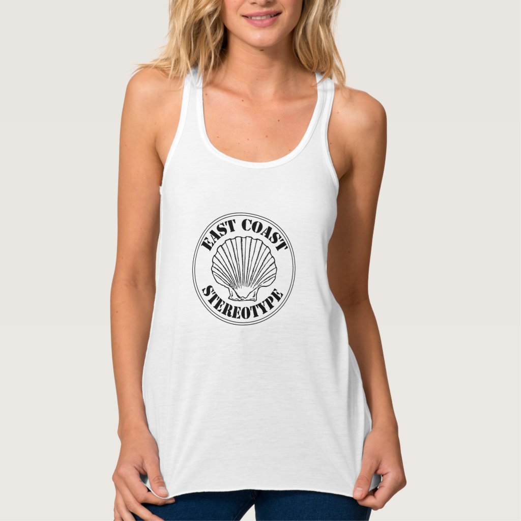 East Coast Stereotype Scallop Shell Tank Top
