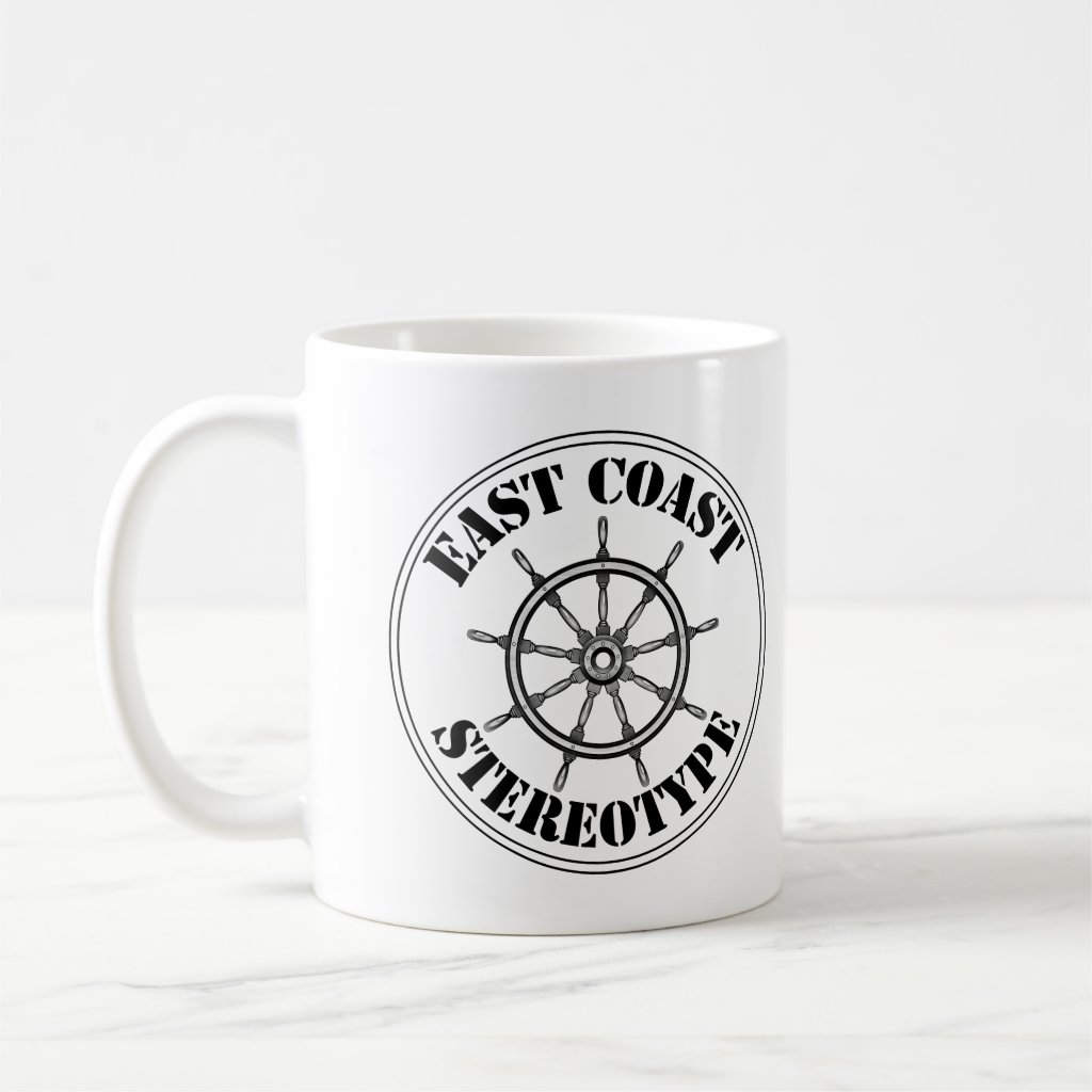 East Coast Stereotype Ship's Wheel Mug