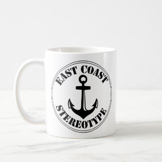 East Coast Stereotype with Anchor Mug