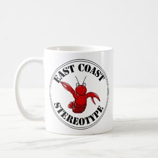 East Coast Stereotype with Lobster Mug