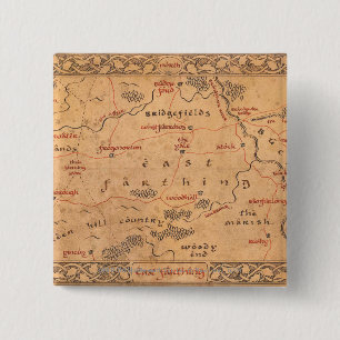 East Farthing 2 Inch Square Button