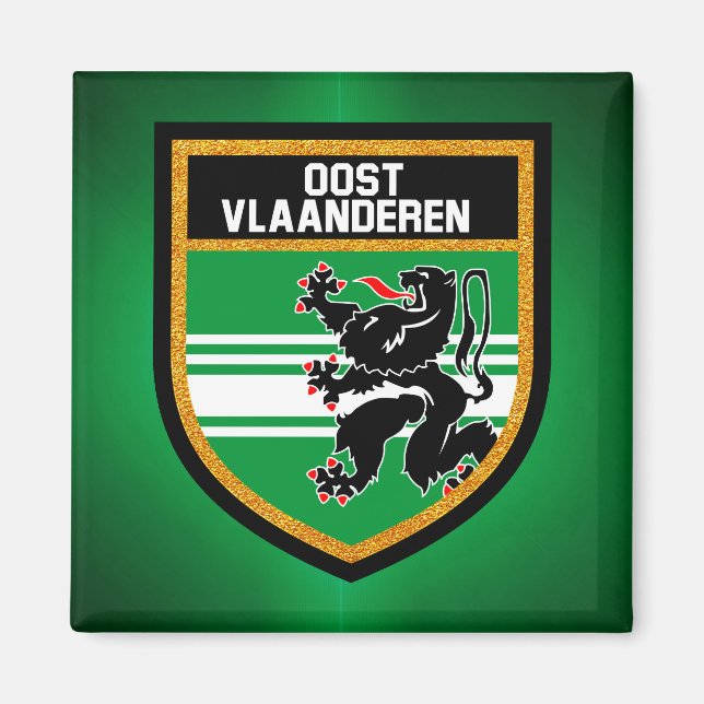 East Flanders Flag Magnet (Front)