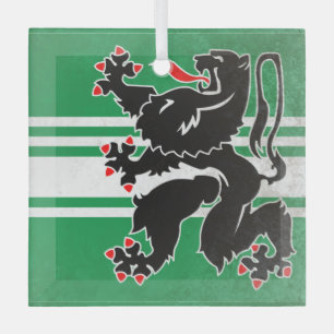 East Flanders Glass Ornament