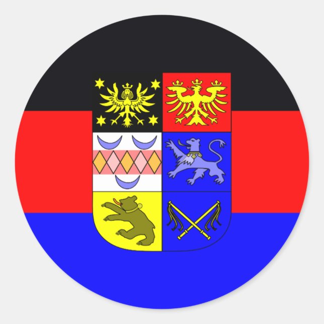East Frisia, flag Classic Round Sticker (Front)