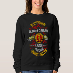 East German Ddr East Germany Slogan Sweatshirt