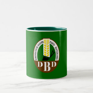 East German Farmer's Democratic Party Two-Tone Coffee Mug