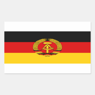 East German Flag Sticker