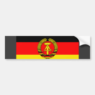 East Germany Flag Bumper Sticker