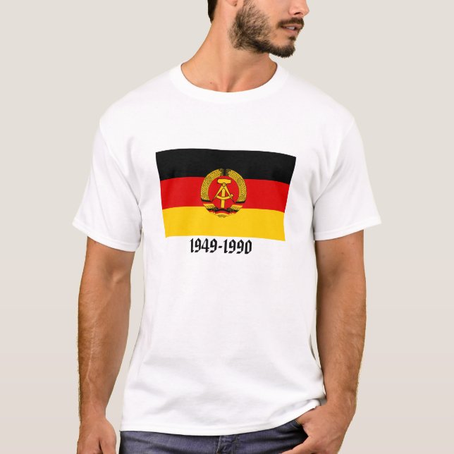 East Germany Flag T-Shirt (Front)