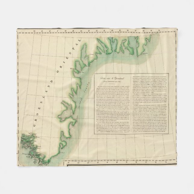 East Greenland 20 Fleece Blanket (Front (Horizontal))