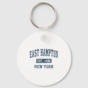 East Hampton New York Ny Vintage Srts Design Nav Keychain