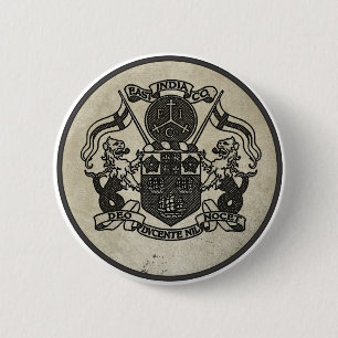 East India Company coat of arms 2 Inch Round Button