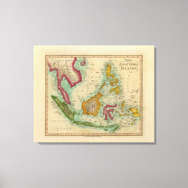 East India Islands 2 Canvas Print (Front)