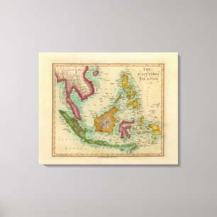 East India Islands 2 Canvas Print