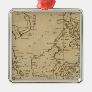 East India Islands 2 Metal Ornament