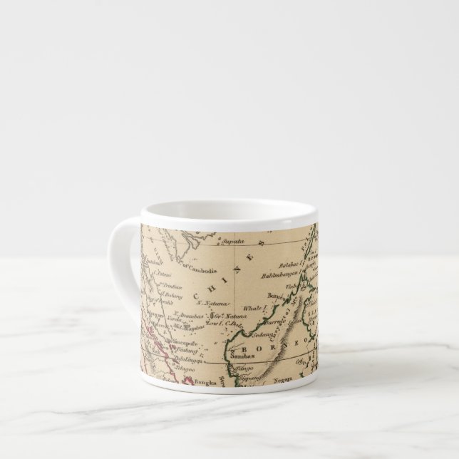 East India Islands Espresso Cup (Front Left)