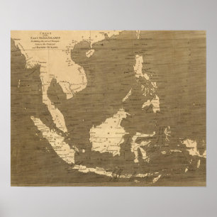 East India Islands Map by Arrowsmith Poster