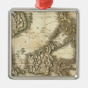 East India Isles Metal Ornament
