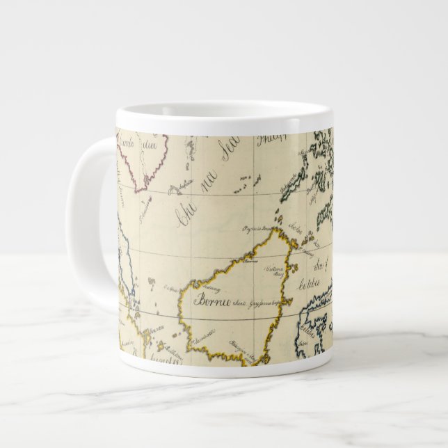 East Indies Large Coffee Mug (Front Left)