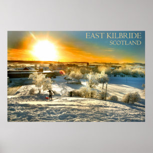 east kilbride scotland poster