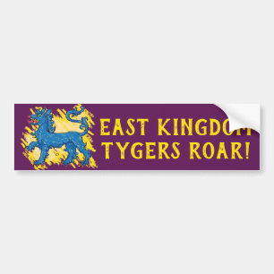East Kingdom Tygers Roar Bumper Sticker