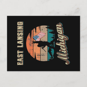 East Lansing Michigan Postcard