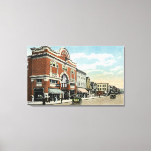 East Main Street View of the American Theatre Canvas Print