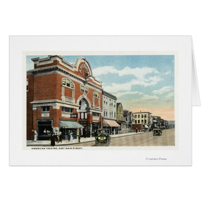 East Main Street Vue du théâtre américain (Devant horizontal)