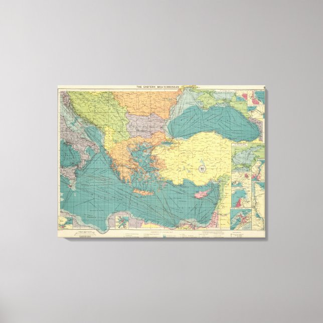 East Mediterranean Canvas Print (Front)