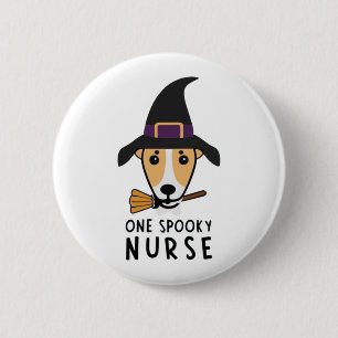East Nurse 2 Inch Round Button