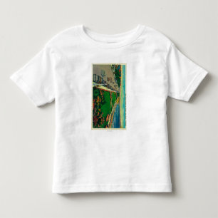 East Ocean Avenue and BeachLong Beach, CA Toddler T-shirt