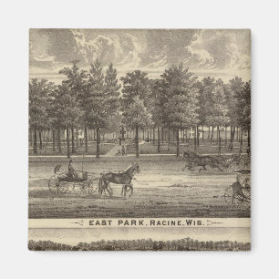East Park, Racine and Oakland Farm Magnet
