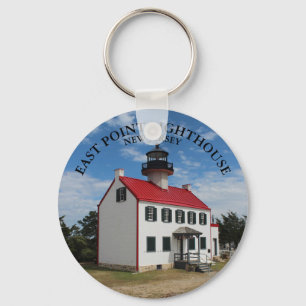 East Point Lighthouse, New Jersey Keyring