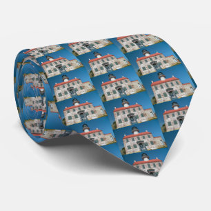East Point Lighthouse, New Jersey Mens Tie