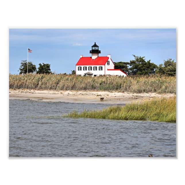 East Point Lighthouse, New Jersey Photo Print (Devant)