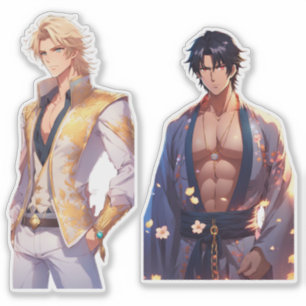 East Rencontre West Husbando Sticker Pack   Anime 