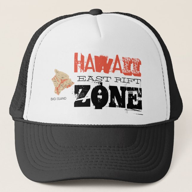 EAST RIFT ZONE - HAWAII TRUCKER HAT (Front)