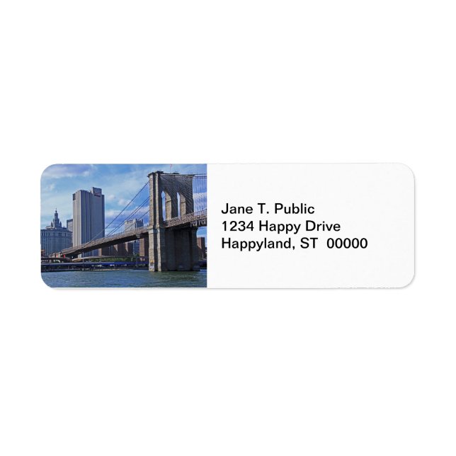 East River: Brooklyn Bridge & Municipal Building (Front)