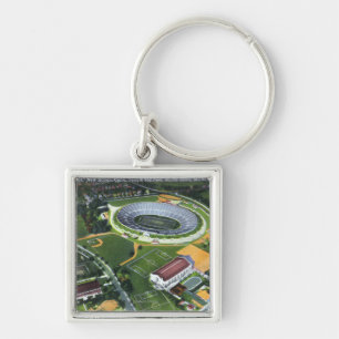 East Rock Park View of the Pardee Rose Garden Keychain