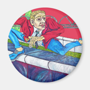 East Side Gallery, Berlin Wall, Escape Climb Magnet